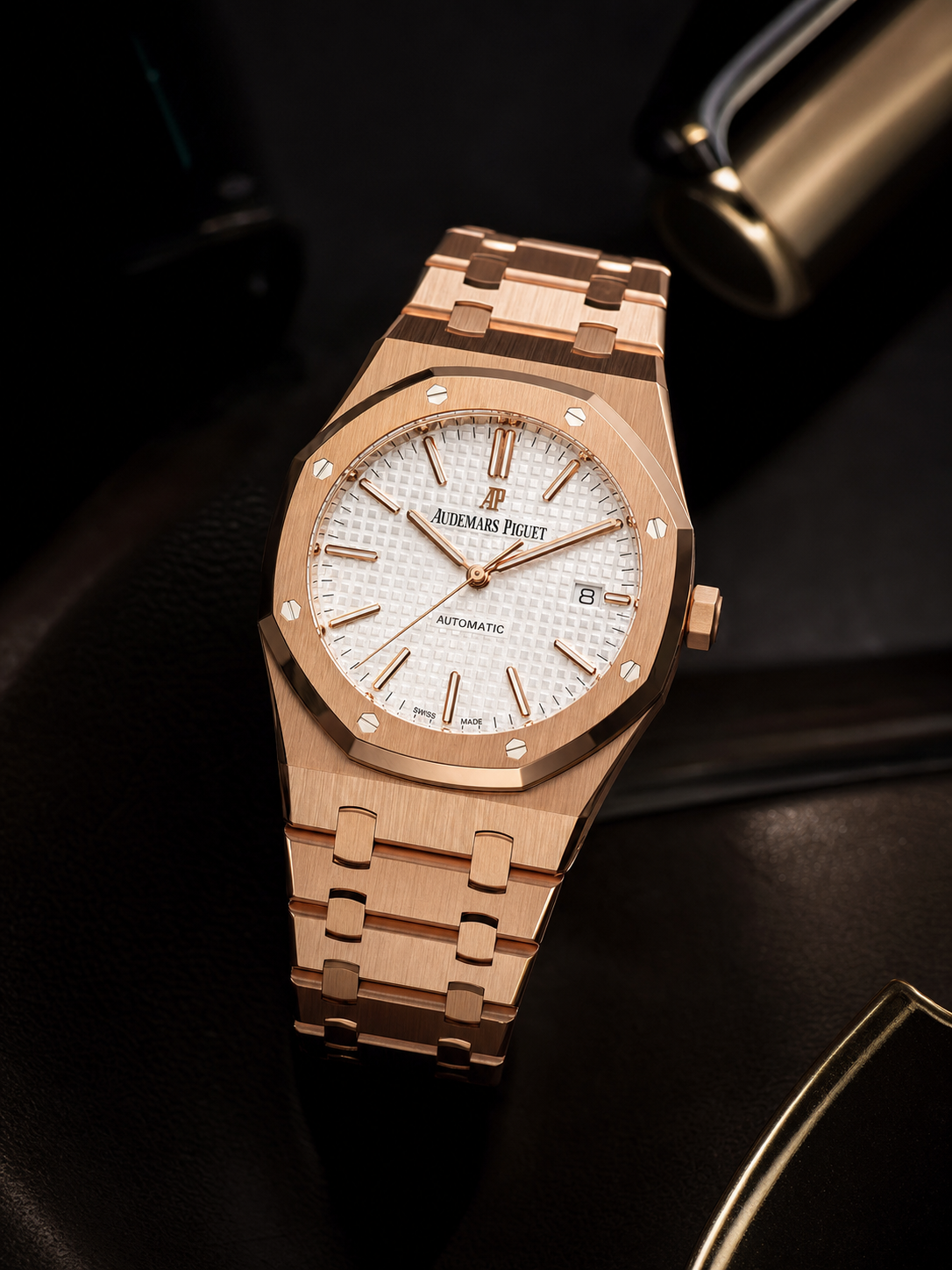 Audemars Piguet Royal Oak - Rose Gold / White Dial