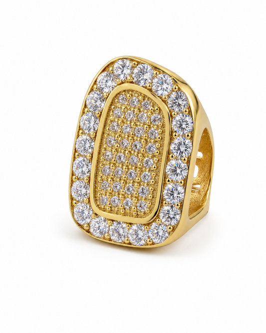 VVS1 Moissanite Single Tooth Cap - Gold
