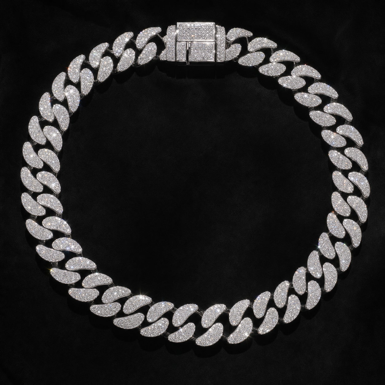 19mm Heavyweight Cuban Link Chain – Front View