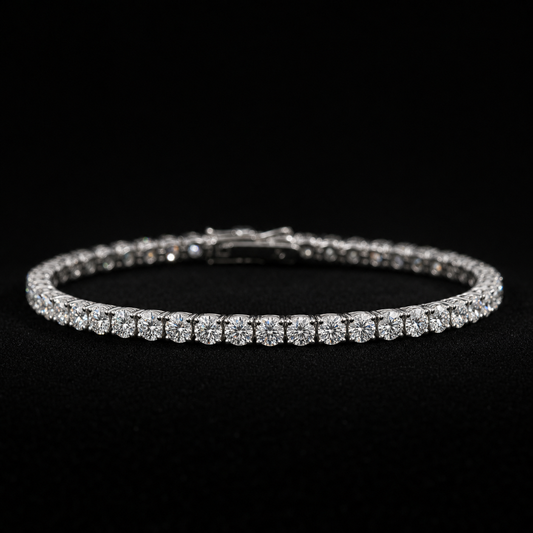 VVS Iced Tennis Bracelet – Front View